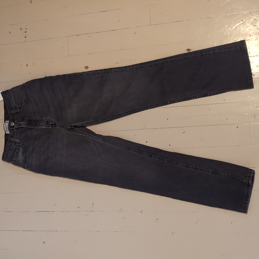 Abercrombie 90's Straight Jean, black, 24/00